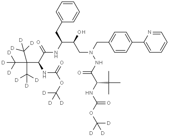 Deuterated Atazanivir Structure