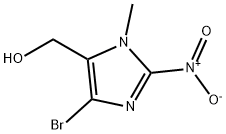 (4-BroMo-1-Methyl-2-nitro-1H-iMidazol-5-yl)Methanol 구조식 이미지