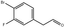 2-(4-bromo-3-fluorophenyl)acetaldehyde Structure