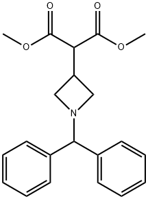 2-(1-벤즈히드릴-아제티딘-3-일)말론산디메틸에스테르 구조식 이미지
