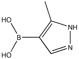 (5-Methyl-1H-pyrazol-4-yl)boronic acid Structure