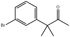 3-(3-BroMophenyl)-3-Methylbutan-2-one Structure