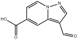 3-포르밀피라졸로[1,5-a]피리딘-5-카르복실산 구조식 이미지