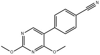 4-(2,4-DiMethoxypyriMidin-5-yl)benzonitrile Structure