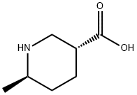 (3R,6R)-6-Methylpiperidine-3-carboxylic acid hydrochloride Structure