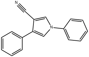 1,4-Diphenyl-1H-pyrrole-3-carbonitrile 구조식 이미지