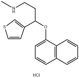 1104890-90-5 Duloxetine Related Compound F (10 mg) ((S)-N-Methyl-3-(naphthalen-1-yloxy)-3-(thiophen-3-yl)propan-1-amine hydrochloride)