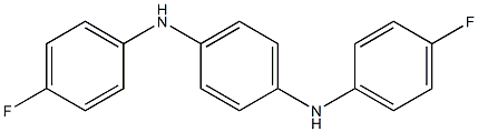 1,4-BenzenediaMine, N1,N4-bis(4-fluorophenyl)- Structure