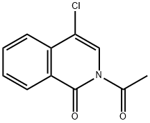 2-Acetyl-4-chloroisoquinolin-1(2H)-one 구조식 이미지