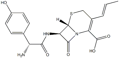 (2S,3'Z)-Cefprozil Structure