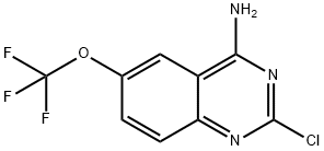 2-Chloro-4-aMino-6-(trifluoroMethoxy)quinazoline Structure