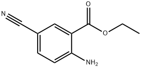 에틸2-아미노-5-시아노벤조에이트 구조식 이미지