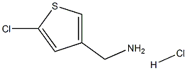 3-Thiophenemethanamine, 5-chloro-, hydrochloride (1:1) Structure