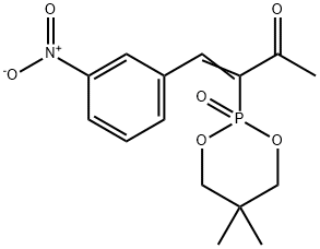 3-(5,5-diMethyl-2-oxo-1,3,2-dioxaphorinane-2-yl)-4-(3-nitrophenyl)-bu-3-en-2-one 구조식 이미지