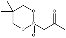 1-(5,5-DiMethyl-2-oxido-1,3,2-dioxaphosphinan-2-yl)propan-2-one 구조식 이미지