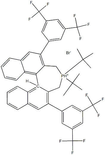 (11bS)-4,4-Dibutyl-4,5-dihydro-2,6-bis[3,5-bis(trifluoroMethyl)phenyl]-3H-dinaphtho[2,1-c:1′,2′-e]phosphepiniuM broMide 구조식 이미지