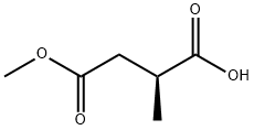 (S)-4-Methoxy-2-Methyl-4-oxobutanoic Acid Structure