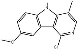 1-Chloro-8-Methoxy-4-Methyl-5H-pyrido[4,3-b]indole Structure