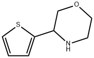 3-(Thiophen-2-yl)Morpholine 구조식 이미지