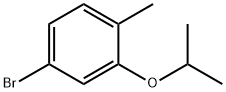 4-BROMO-2-ISOPROPOXYTOLUENE Structure