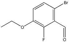 6-BROMO-3-ETHOXY-2-FLUOROBENZALDEHYDE Structure