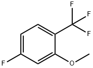 2-메톡시-4-플루오로벤조트리플루오라이드 구조식 이미지