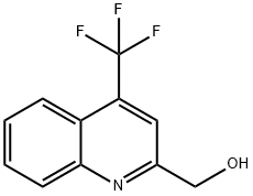 (4-(트리플루오로메틸)퀴놀린-2-일)메탄올 구조식 이미지