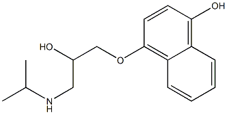 4-Hydroxy propranolol Structure