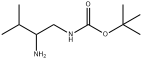 N-Boc-(2-aMino-3-Methylbutyl)aMine 구조식 이미지