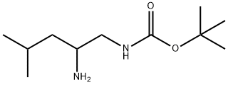 N-(2-aMino-4-Methylpentyl)CarbaMicacid1,1-디메틸에틸에스테르 구조식 이미지