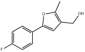 [5-(4-fluorophenyl)-2-Methyl-furan-3-yl]Methanol Structure