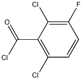 2,6-Dichloro-3-fluorobenzoylchloride 구조식 이미지