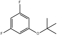 3,5-디플루오로페닐tert-부틸에테르 구조식 이미지