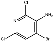 3-amino-4-bromo-2,6-dichloropyridine Structure