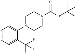 4-[2-(트리플루오로메틸)페닐]-1-피페라진카르복실산1,1-디메틸에틸에스테르 구조식 이미지