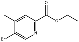 Ethyl 5-broMo-4-Methylpicolinate Structure