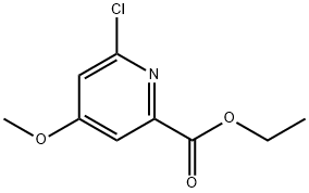 Ethyl 6-chloro-4-Methoxypicolinate Structure