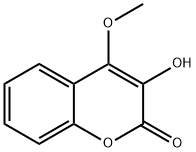 3-Hydroxy-4-Methoxy-2H-chroMen-2-one 구조식 이미지