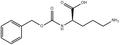 (R)-5-AMino-2-(((benzyloxy)carbonyl)aMino)pentanoic acid 구조식 이미지
