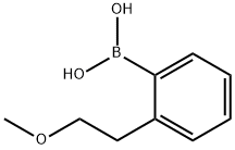 2-(2-Methoxyethyl)phenylboronic acid 구조식 이미지