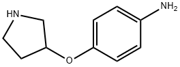 4-(피롤리딘-3-일옥시)아닐린 구조식 이미지