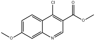 Methyl 4-chloro-7-Methoxyquinoline-3-carboxylate Structure