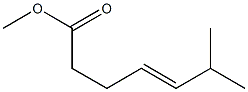 METHYL (E)-6-METHYLHEPT-4-ENOATE 구조식 이미지