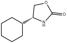 (4R)-4-cyclohexyl-2-Oxazolidinone 구조식 이미지