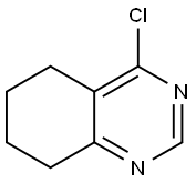 4-클로로-5,6,7,8-테트라하이드로퀴나졸린 구조식 이미지