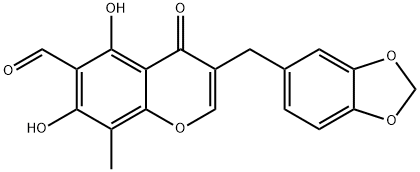 6-aldehydo-isoophipogonone A 구조식 이미지