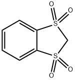 Benzo[1,3]dithiole 1,1,3,3-tetraoxide 구조식 이미지