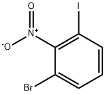 1-broMo-3-iodo-2-nitrobenzene Structure