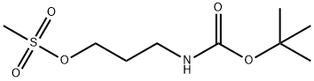 Methanesulfonic acid 3-tert-butoxycarbonylaMino-propyl ester Structure