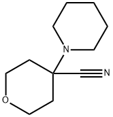 4-(piperidin-1-yl)tetrahydro-2H-pyran-4-carbonitrile Structure